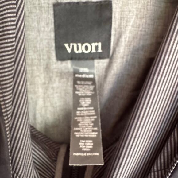 Vuori Jacket Outdoor Trainer Shell Black Camo Hooded Water Resistant Medium - Picture 8 of 8